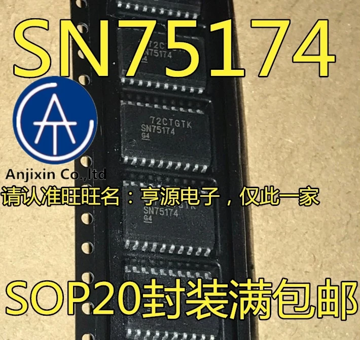 

10pcs 100% orginal new real stock SN75174 SN75174DW SN75174DWR Driver/Transceiver SOP-20