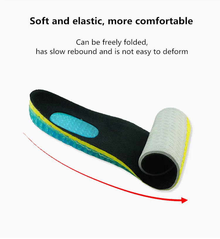 GEL Comfort Sports EVA Insoles Superior Cushioning When Walking & Standing for Daily Wear & Army Work Shoes