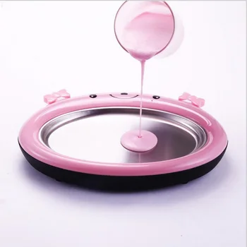 

New Mini Cartoon Ice Cream Maker Fried Yogurt Machine Summer Cool Ice Make Ice Cream Roll Machine For Kids Summer Dropship