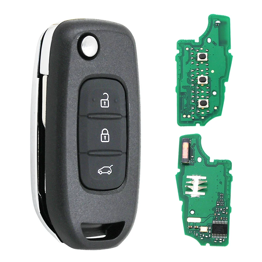 3 кнопочный дистанционный ключ PCF7961 4A чип для Renault Kadjar Captur Megane 2013 2017 433 МГц CWTWB1G767