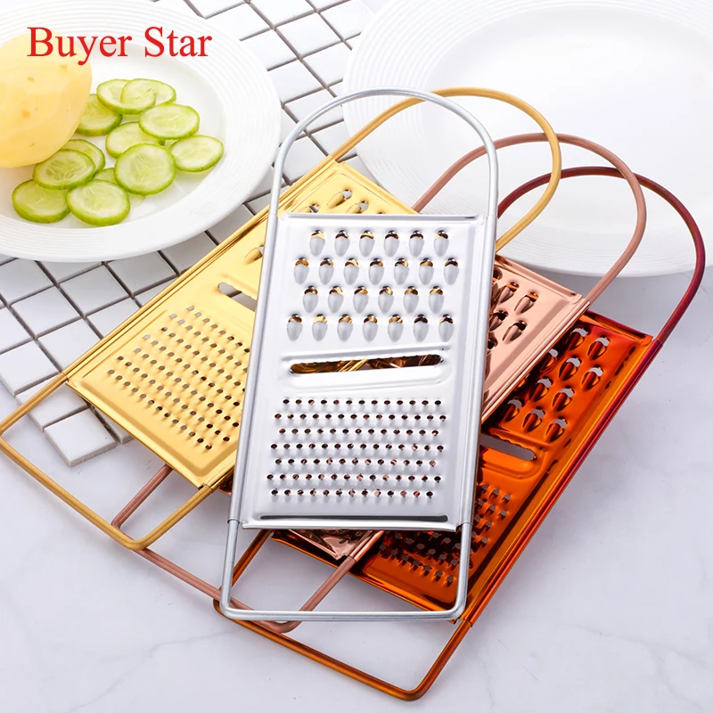 

1PC Multi-purpose Stainless Steel Potato Lemon Cucumber Slicer Manual Sharp Vegetable Fruit Peeler Cheese Grater Kitchen Gadgets