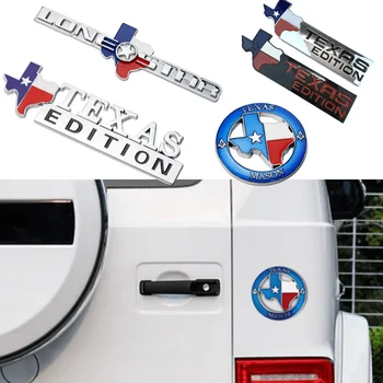 

Lone Star Logo Texas Edition Emblem Sticker for Jeep Renegade Liberty Compass Patriot jk tj jl Wrangler Grand Cherokee Commander