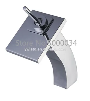 

w-1009 waterfall faucet &beautiful basin faucet &lifetime- glass water faucet