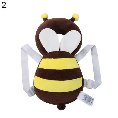 Bee Подушка для защиты головы новорожденного ребенка, регулируемая подушка для обучения ребенка, Нескользящая подушка для головы, милая устойчивая подушка для защиты ребенка, Новинка - Цвет: Bee