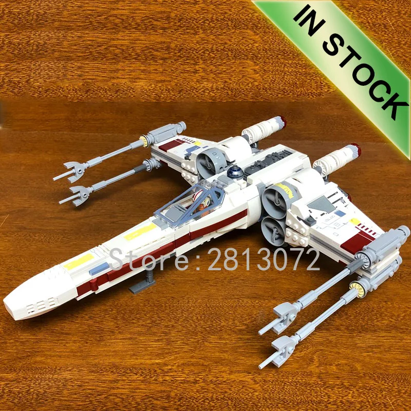 

05039 In stock Star Series Wars Red Five X-wing Starfighter Building Blocks 1559pcs Compatible 10240 81041