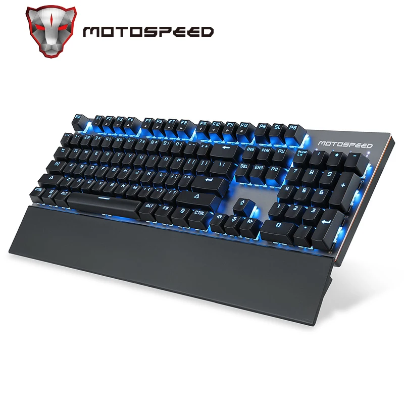 

Motospeed GK89 Bluetooth 2.4ghz USB Mechanical Keyboard 104 Keys With RGB Backlit Wireless Gaming Keyboards