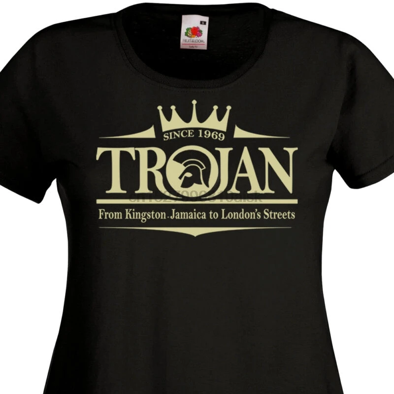 Женская футболка trojan-ска студия One Skinhead грубая девушка регги Rocksteady 60's |