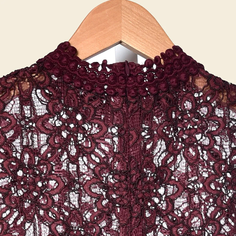 Женское платье осень/зима женские кружевные тонкие с коротким рукавом Цветочные выдалбливают плиссированные мини-платья женские Вечерние