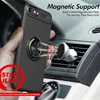 KEYSION Shockproof Case for iPhone SE 2022 New Silicone Ring Stand Phone Cover For iPhone 11 Pro Max XR XS Max X 8 7 6s Plus 5 ► Photo 2/6