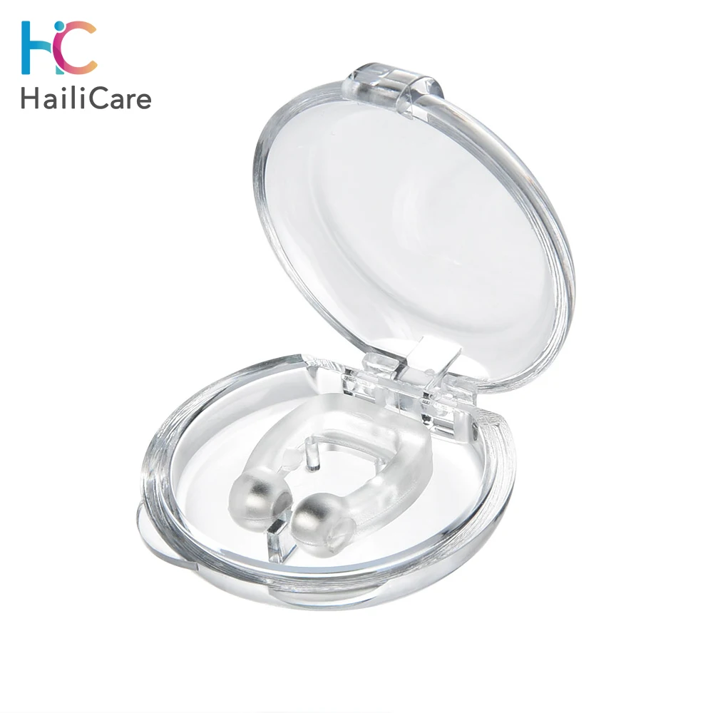 Silicone Magnetic Anti Snore Stop Snoring Nose Clip