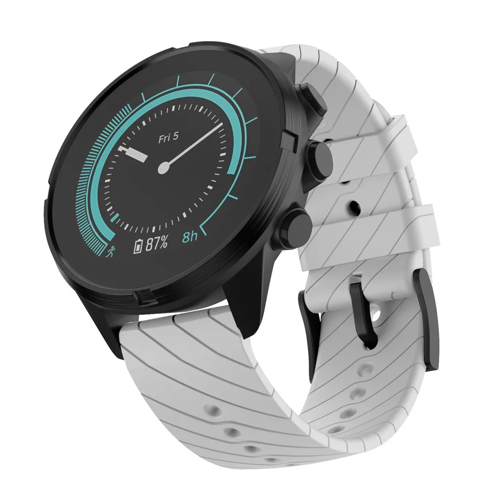 CARPRIE спортивный силиконовый браслет, ремешок для часов, ремешок для Suunto 9/9 Baro, медный ремешок для часов, браслет, аксессуары для часов