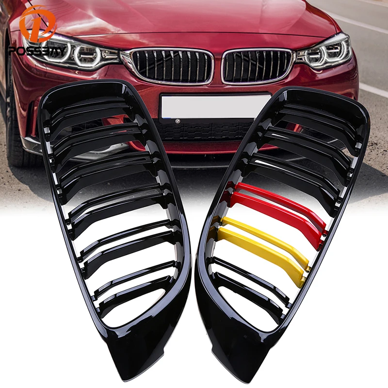 Передняя крышка автомобиля POSSBAY для BMW 4 Series F32 Coupe 428iX/430d/430dX/ 2013 2016 гоночные грили с
