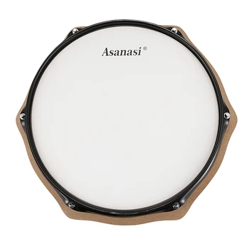 

12 inch Simulation Dumb Drum Face Dumb Pad Exerciser Percussion Drum Pad Board for Drummer Exercise Training
