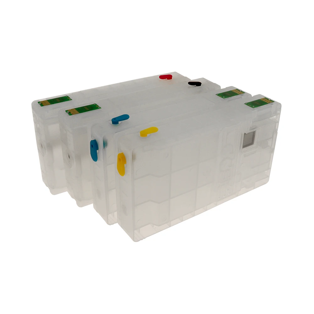 4 Цвета 676 XL Refillable патрон чернил для принтера Epson 676XL T6761 чернильный картридж