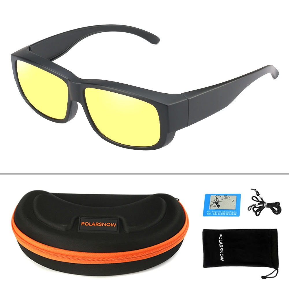 Y3 POLARSNOW TR90, поляризационные, подходят для солнцезащитных очков, которые носят очки, UV400, линзы, Прямоугольная оправа, винтажные очки,, для вождения - Цвет линз: Y3