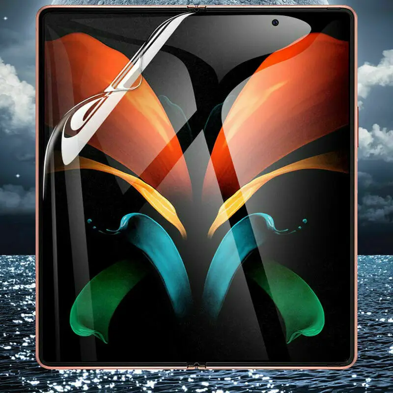 4 in 1 Soft HD Clear Hydrogel Film Front Back For Samsung Galaxy Z Fold 5 4 3 2 W24 W23 W22 W21 Matte Frosted Screen Protector