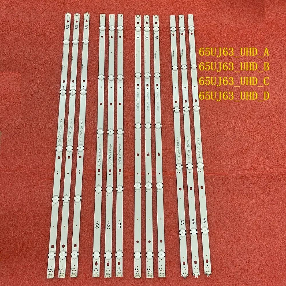 12 PCSLED tira backlight para LG 65UJ6300