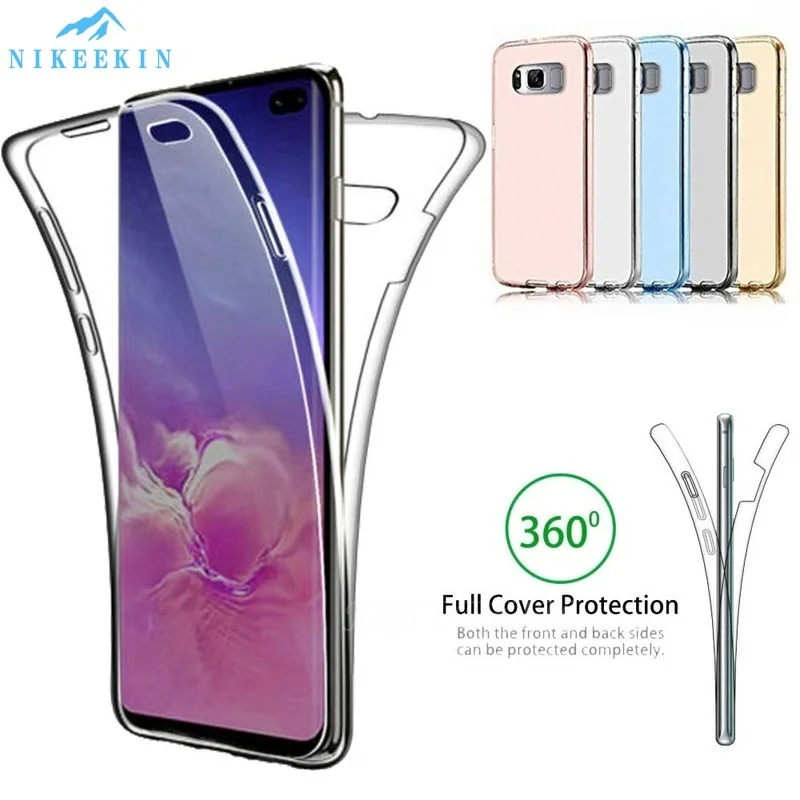 360 всего тела силиконовый чехол для Samsung Galaxy A31 A21S A11 A01 A41 A51 A71 M11 A50S A10 A20E A30S A70S A40 A60