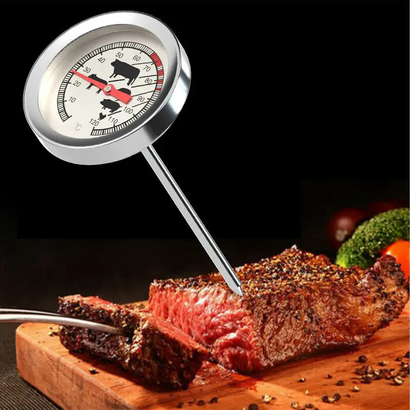 Kitchen Digital BBQ Food Thermometer Meat Cake Candy Fry Grill Dinning Household Cooking Gauges with Battery |