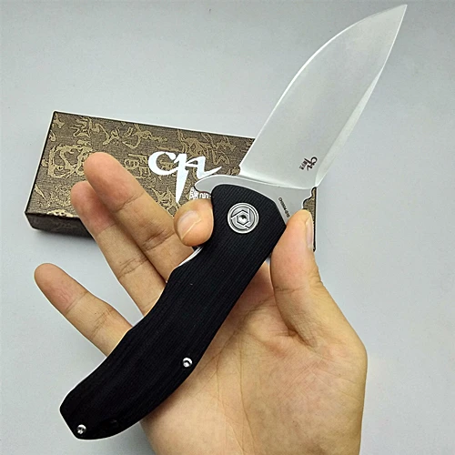 Стоят! CH складной нож D2 лезвие CH3504 карманные тактические походные охотничьи ножи для выживания Флиппер G10 Ручка фруктовый подарок EDC ножи - Цвет: black