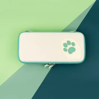 

For Nintendo Switch Animal Crossing Cat Paw Game Storage Case Carry Case for Game Controllers Eva Case Accessories