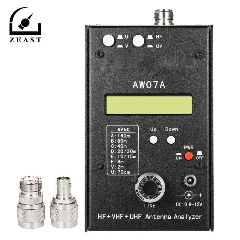 

AW07A HF/VHF/UHF 160M Impedance SWR Antenna Analyzer Meter for Ham Radio Hobbyists New