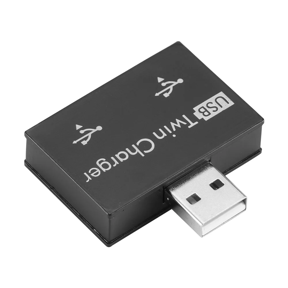 Мини usb-хаб на 2 порта зарядное устройство концентратор адаптер Горячая Мода USB разветвитель для телефона адаптер АБС Профессиональный планшетный компьютер