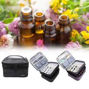 

30 Grid Essential Oil Storage Bag 5-30Ml With Roller Bottle Essential Oil Storage Box Home Travel Essential Oil Storage Set