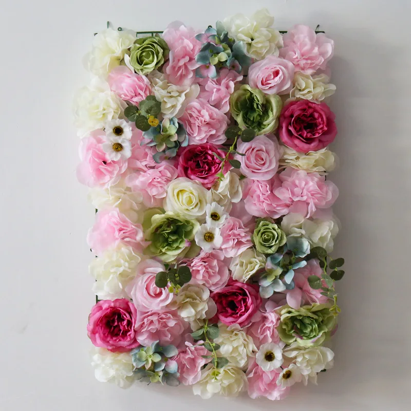 Искусственный цветок, настенная Роза, Гортензия, имитация цветов, Шелковый цветок, свадебное украшение, украшение для дома, Рождественское украшение - Цвет: 041
