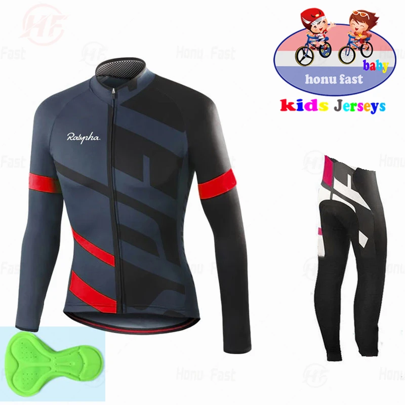 Весна Осень 2020 Детский комплект Джерси для велоспорта Maillot Ropa Ciclismo