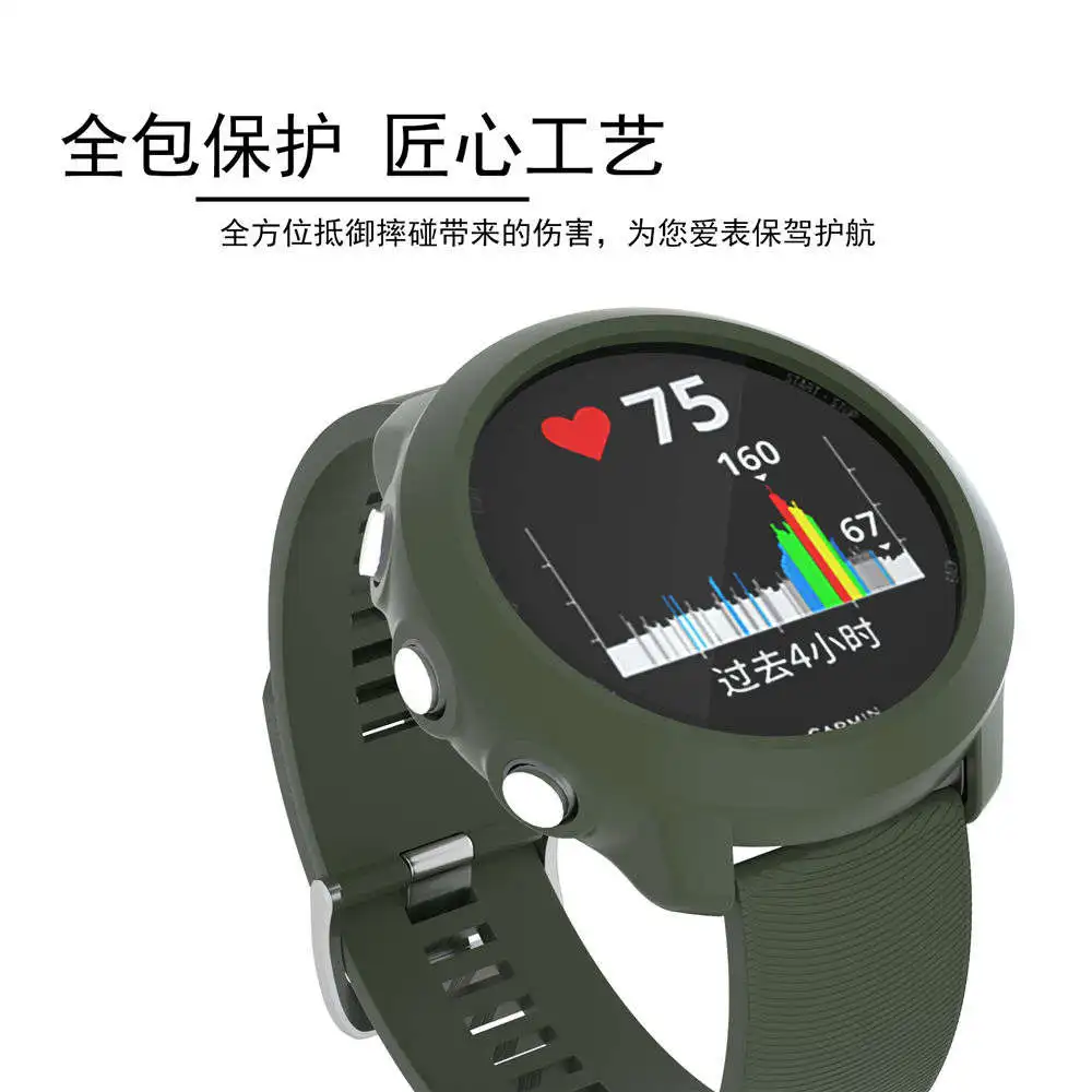 Защитный чехол для Garmin Forerunner 645/645 музыка Смарт часы Замена ТПУ защитный чехол s Браслеты Аксессуары