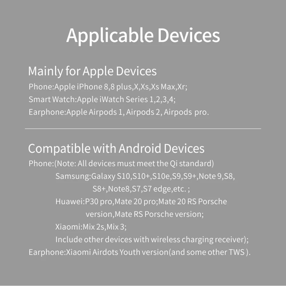 Беспроводная зарядная док-станция для iWatch iPhone Phone AirPods Pro Наушники три в одном Быстрое беспроводное зарядное устройство Подставка держатель станция