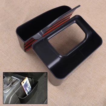 

CITALL 2PCS Gear Shifter Box Storage Console Organizer Side Holder Manual Tray Pocket Fit for Jeep Wrangler JL JLU 2018 2019