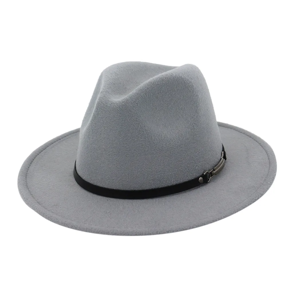 Женская панама, Мужская винтажная широкая шляпа с пряжкой на ремне, регулируемая обратная связь, рыбацкая женская шляпа, женская шапка Sombrero Mujer Chapeu