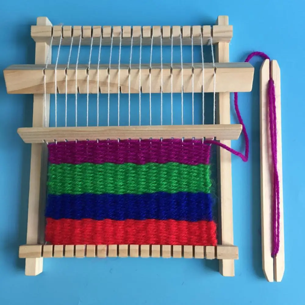 Деревянные ткацкий Craft Пряжа маленький станок ручная вязальная машина для