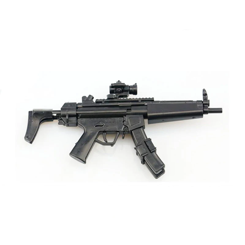 

1:6 scale MP5 Submachine Gun Assembled Firearms Puzzle Model For 1/6 Soldier Military Weapons Building Blocks boys best gift toy