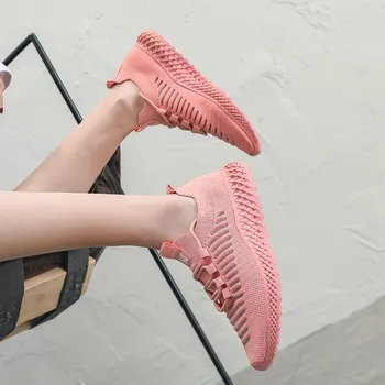 

women Casual Shoes Light Fashion Sneakers Big Size Air Mesh women shoes Soft Bottom Non-slip Air Mesh shoes Flats shoes