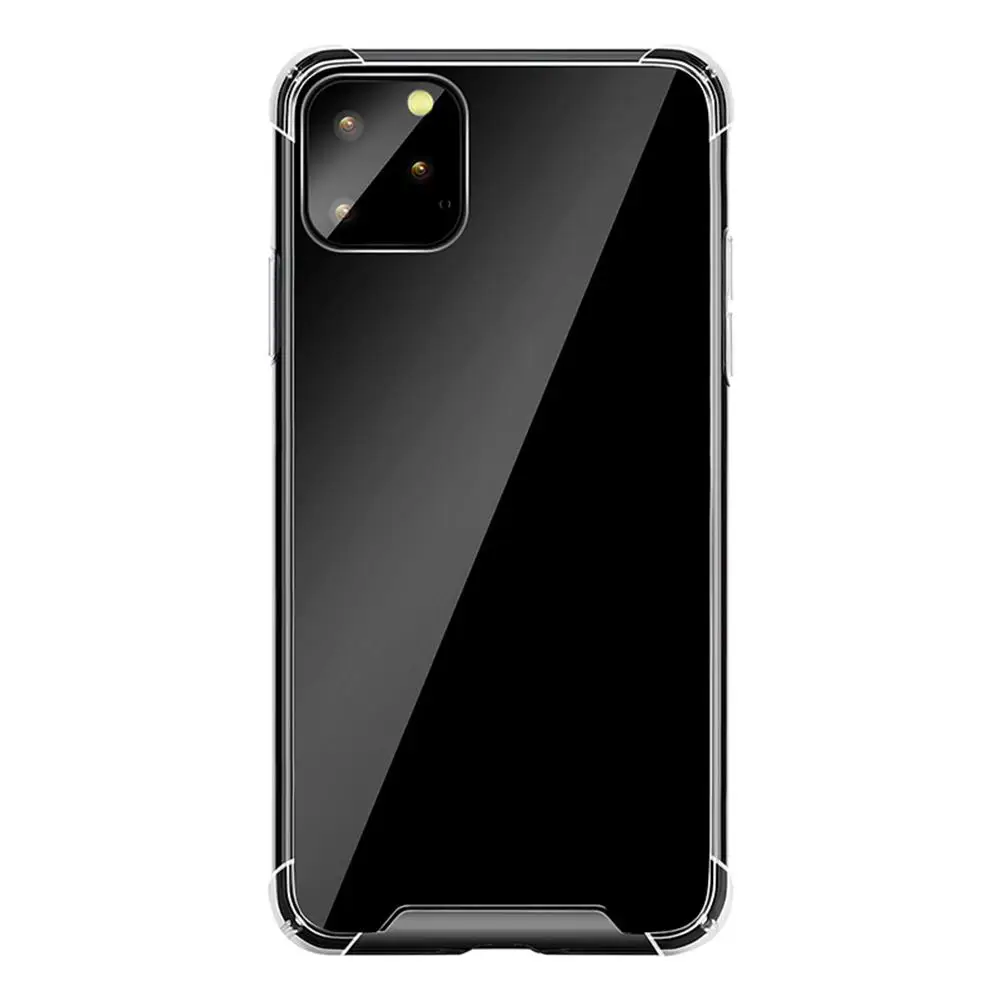 Чехол с защитой от царапин для IPhone11 XI Pro Max 5,8/6,1/6,5 Прозрачный мобильный телефон чехол HD прозрачный супер тонкий Fit TPU - Цвет: 3