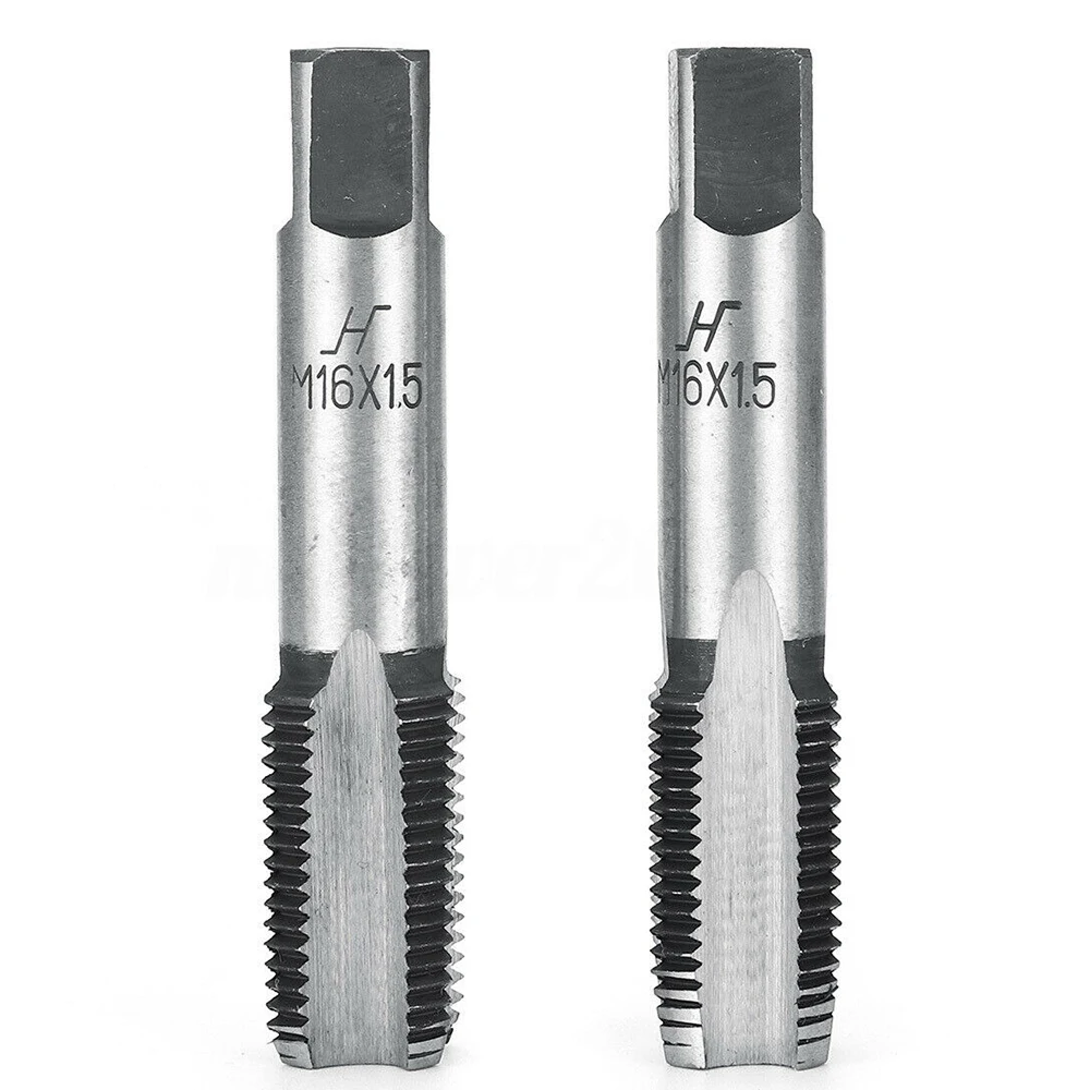 1 Pair Right Hand Machine Straight Fluted Fine Thread Metric M12 M14 M16 M18 M20 Thread Processing Hand Tap Drill Set Hand Tools tongue and groove plane