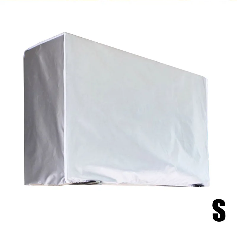 S New Hot Outdoor Air Conditioner Cover Waterproof Anti-Dust Sunscreen Air-Conditioner Cover Protectors SMD66 - Цвет: S