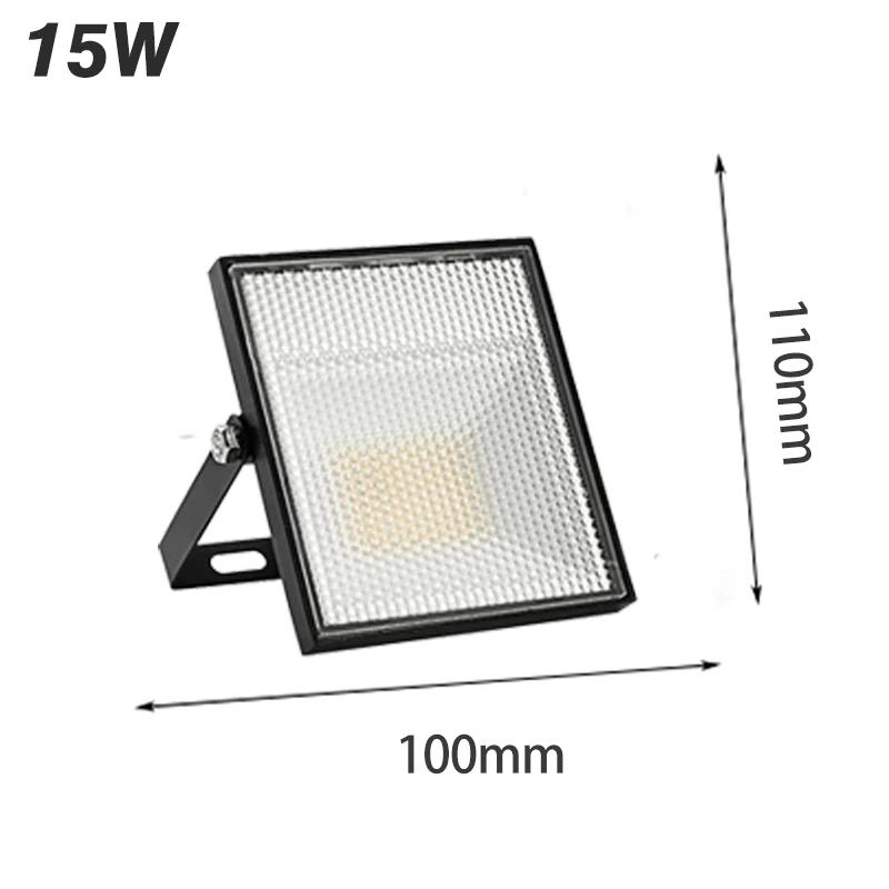 15W 220V Светодиодный прожектор Light15W 30W 45W 60W Водонепроницаемый IP65 уличный фонарь 220V 240V Ландшафтный светоотражатель светодиодный литой прожектор - Испускаемый цвет: 15W 220V