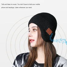 Bonnet de casque couvrant les oreilles, chaud, avec capuchon de micro amovible, Compatible Bluetooth 5.0, Binaural stéréo, sans fil, casque de musique