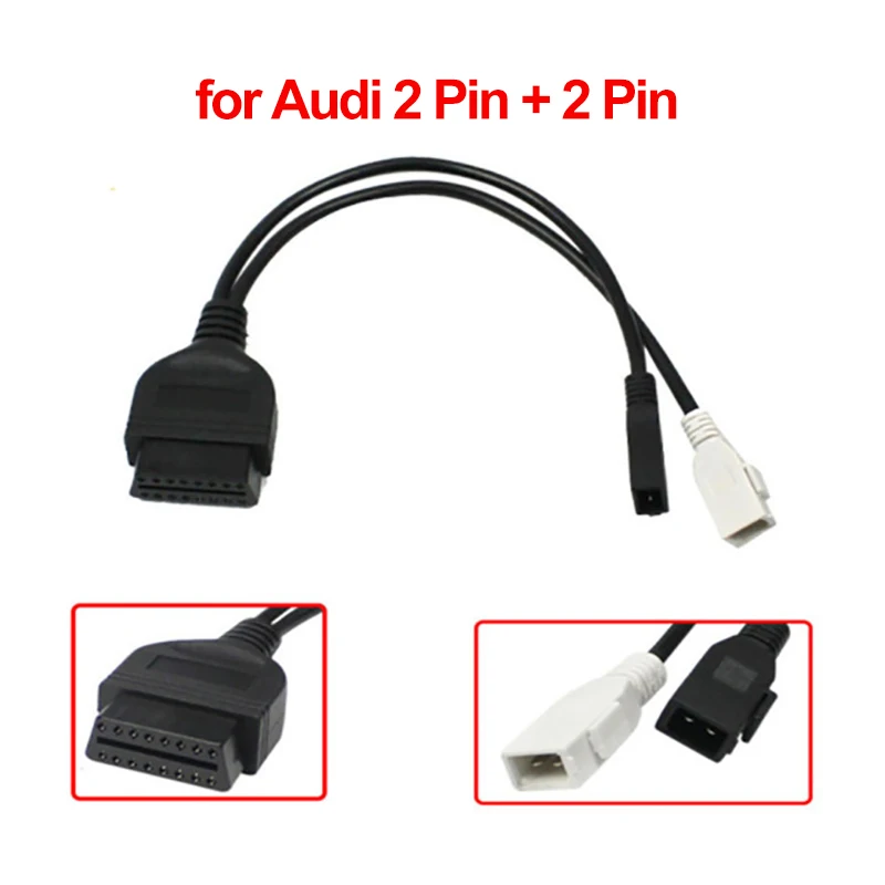 OBD2 Cable For KIA 20 Pin To 16 Pin OBDII Diagnostic Tool Scanner Code Reader Adapter Car Connector Cable For KIA 20Pin Adapter battery load testing Diagnostic Tools