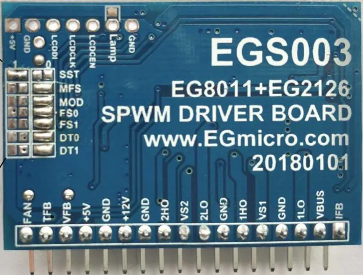 Push-pull квазирезонансный 1000 Вт Инвертор задний сценический привод платы EGS00" EG8011+ EG2126" модуль привода