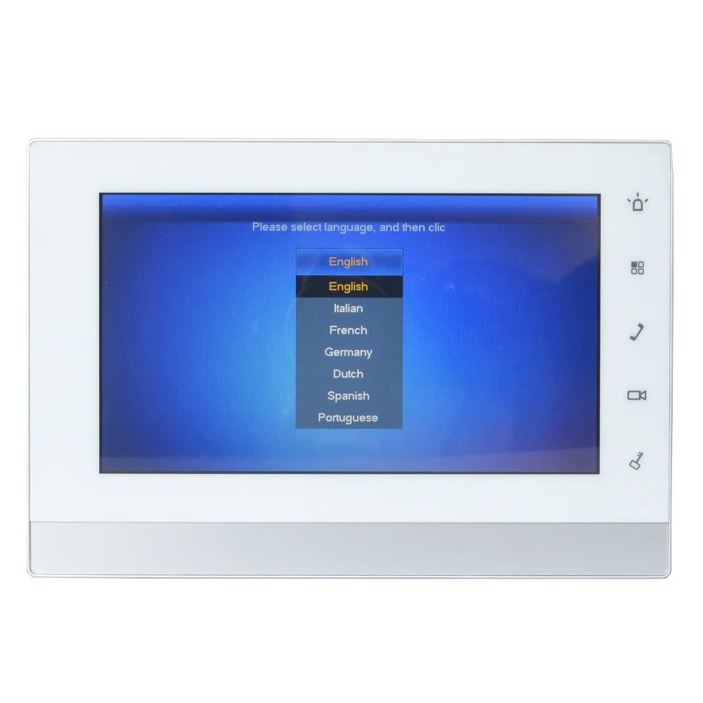 Цена DH логотип мульти Язык VTH1550CH 7 дюймовый сенсорный экран крытый монитор, международных verision, умный дверной звонок, видео