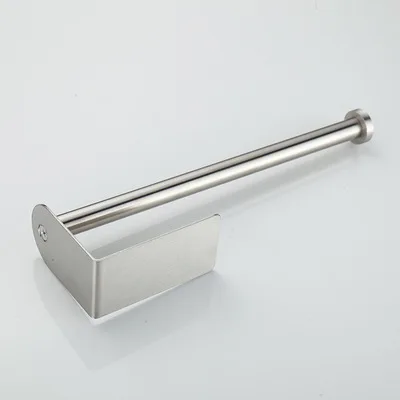 Brushed silver B Держатель для туалетной бумаги держатель из нержавеющей стали держатель рулона самоклеющийся из нержавеющей стали Матовый для ванной комнаты рулон бумажных полотенец стойки - Цвет: Brushed silver B