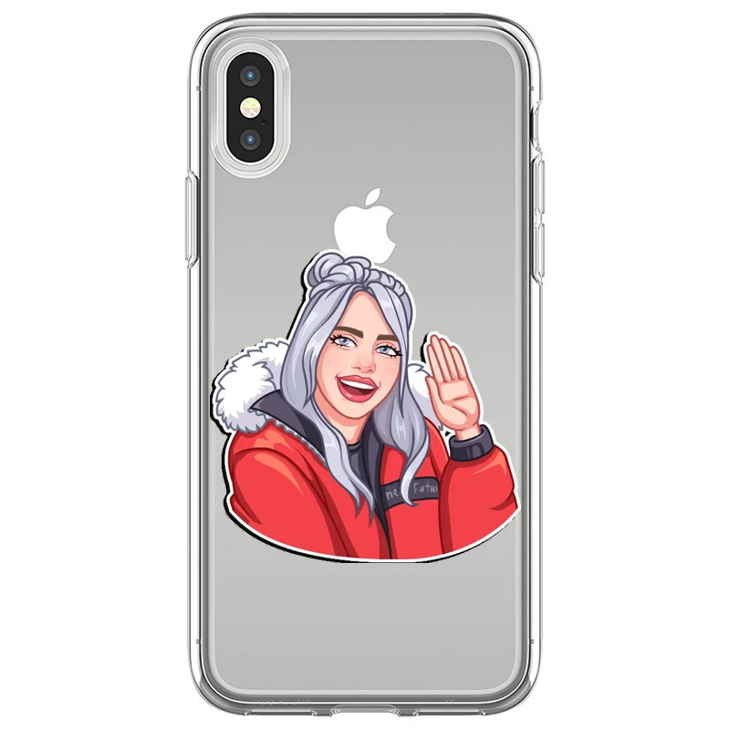 Billie Eilish Khalid Encantador TPU Мягкий силиконовый чехол для телефона для iPhone 5 SE 6s 6Plus 11Pro 11ProMax X XR XS Max 8 8Plus 7Plus