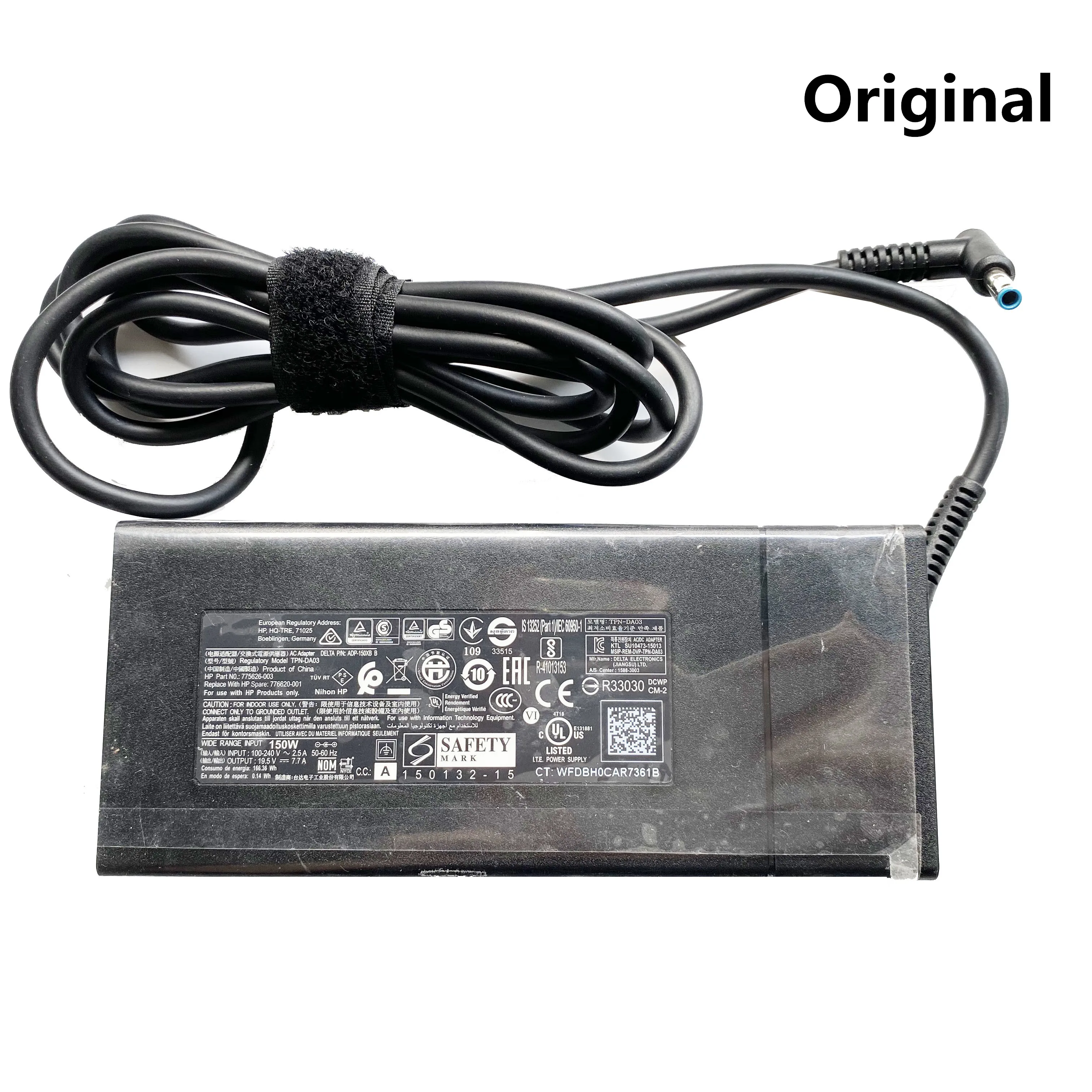 LSC D'origine Ordinateur Portable Adaptateur Chargeur Pour HP 19.5V 7.7A  150W TPN-DA03 775626-003 776620-001 Bleu Pointe 4.5*3.0mm 3Pin Bateau  Rapide - AliExpress