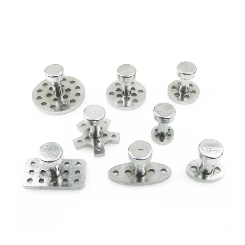 Car Repair Tool Aluminum Puller Tabs 8pcs For Car Dent Repair