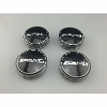 

4x Limited Edition AM Black centre caps 75mm A B C D S SLK A45